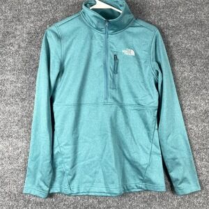 The North Face Top Womens Small S Blue Glacier Pullover Baselayer Outdoors Ski